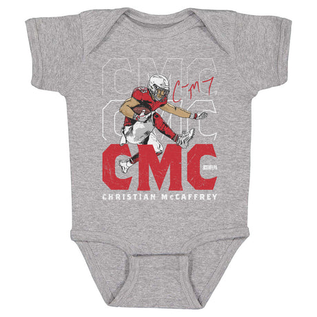 Christian McCaffrey Kids Baby Onesie | 500 LEVEL