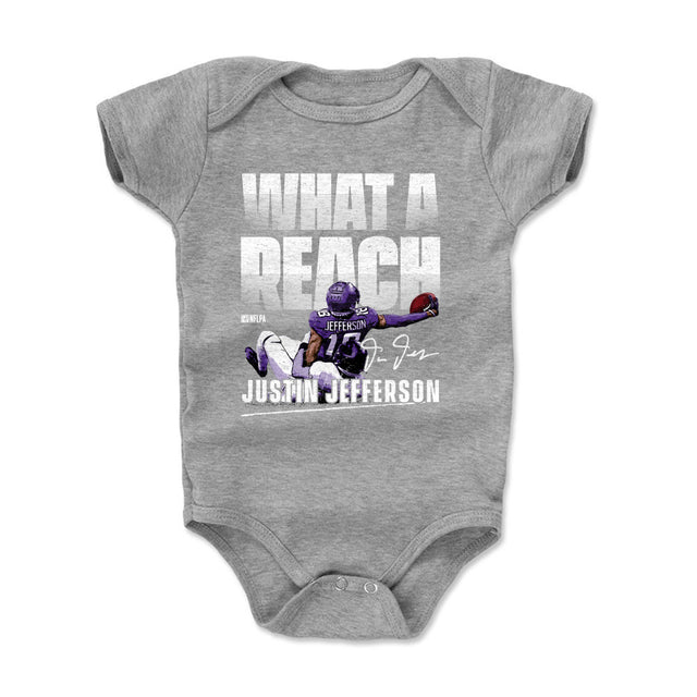 Justin Jefferson Kids Baby Onesie | 500 LEVEL