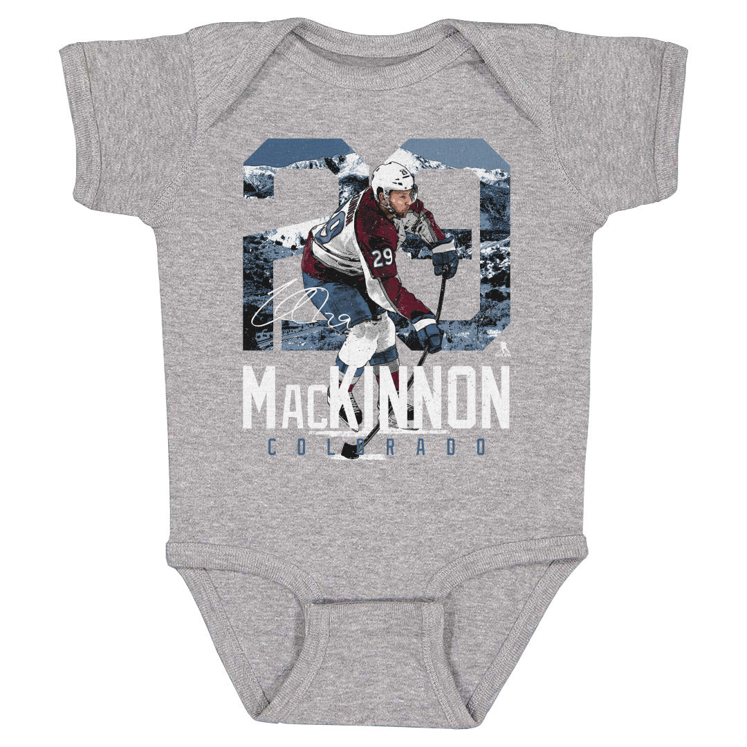 Nathan MacKinnon Kids Baby Onesie | 500 LEVEL