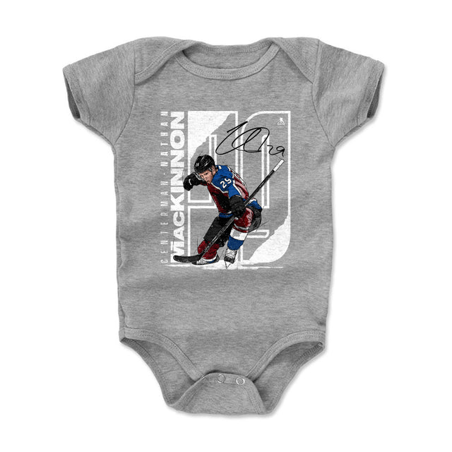 Nathan MacKinnon Kids Baby Onesie | 500 LEVEL