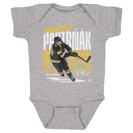 David Pastrnak Kids Baby Onesie | 500 LEVEL