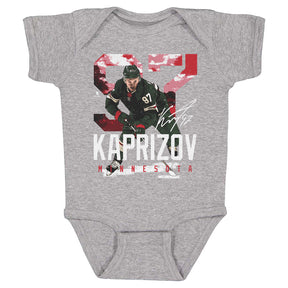 Kirill Kaprizov Kids Baby Onesie | 500 LEVEL