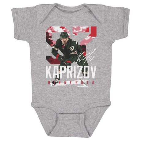 Kirill Kaprizov Kids Baby Onesie | 500 LEVEL