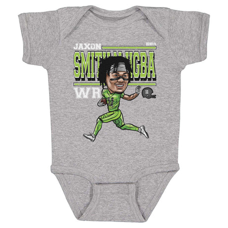 Jaxon Smith-Njigba Kids Baby Onesie | 500 LEVEL