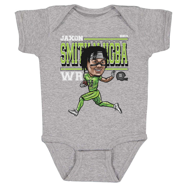 Jaxon Smith-Njigba Kids Baby Onesie | 500 LEVEL