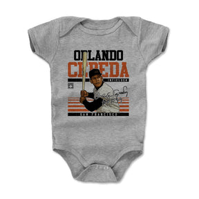 Orlando Cepeda Kids Baby Onesie | 500 LEVEL