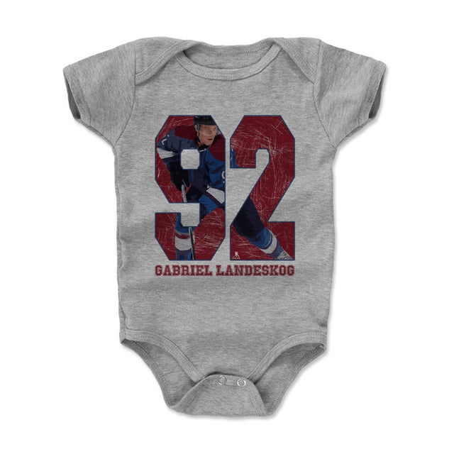 Gabriel Landeskog Kids Baby Onesie | 500 LEVEL