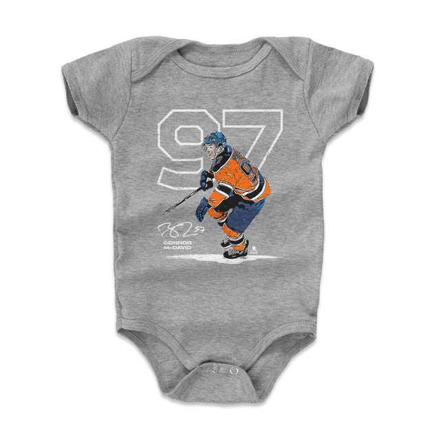 Connor McDavid Kids Baby Onesie | 500 LEVEL