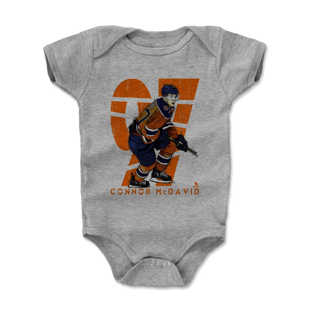 Connor McDavid Kids Baby Onesie | 500 LEVEL