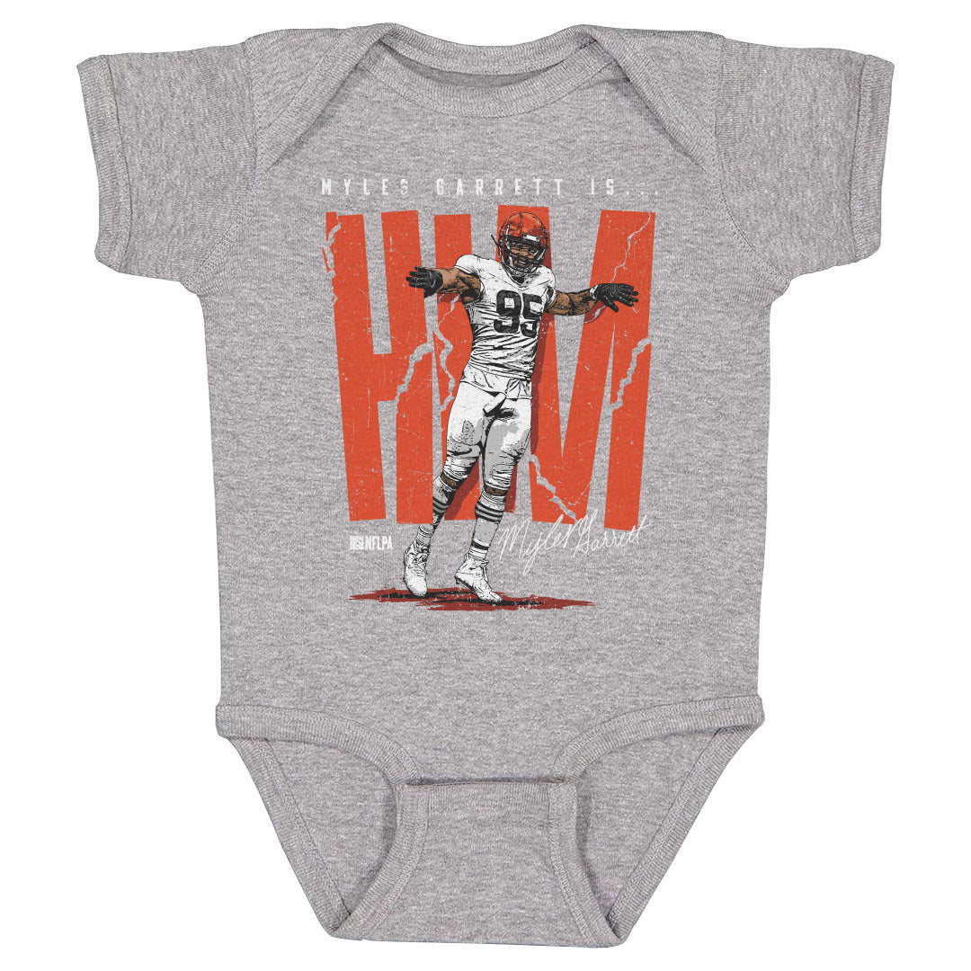 Myles Garrett Kids Baby Onesie | 500 LEVEL