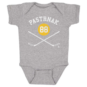 David Pastrnak Kids Baby Onesie | 500 LEVEL
