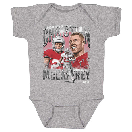 Christian McCaffrey Kids Baby Onesie | 500 LEVEL