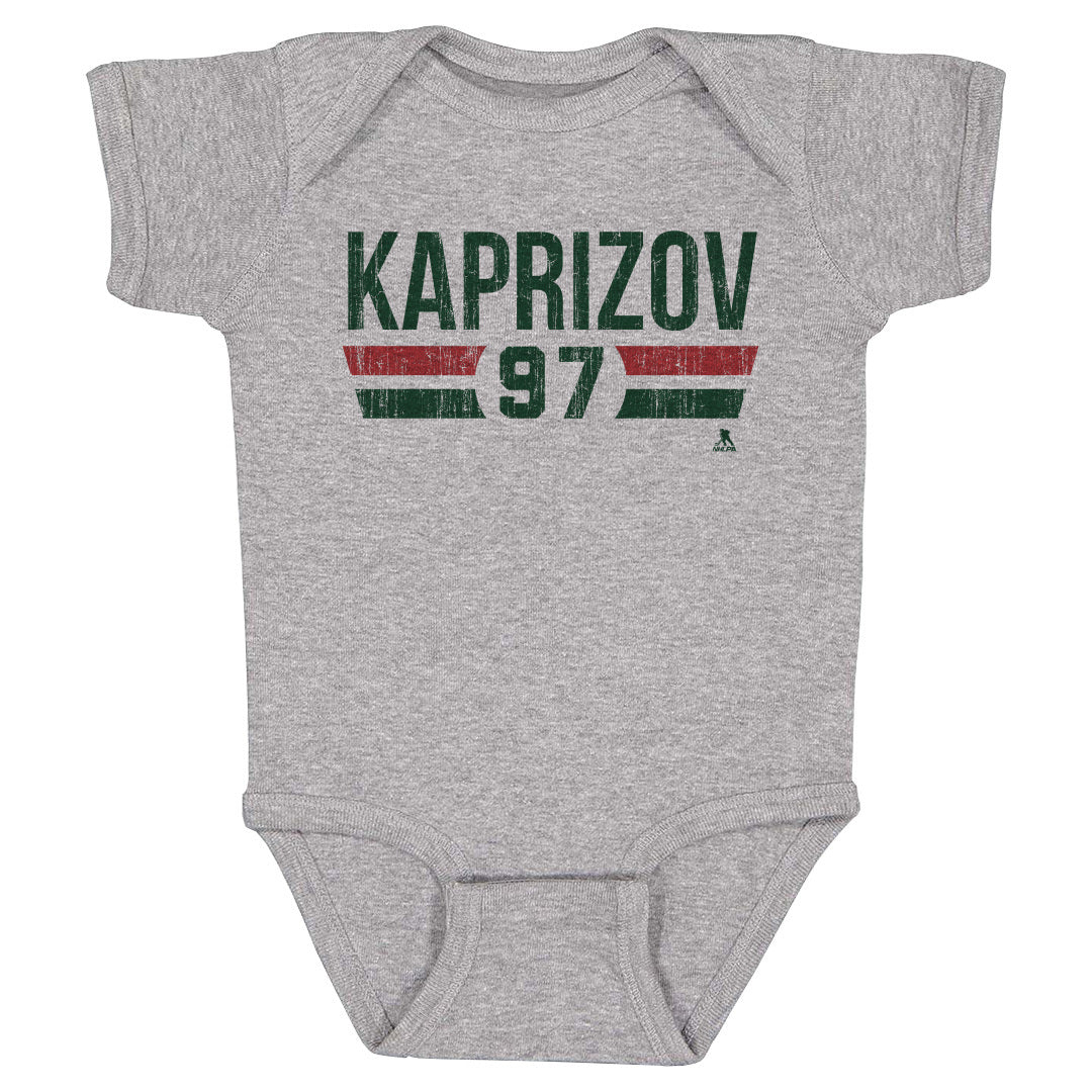 Kirill Kaprizov Kids Baby Onesie | 500 LEVEL