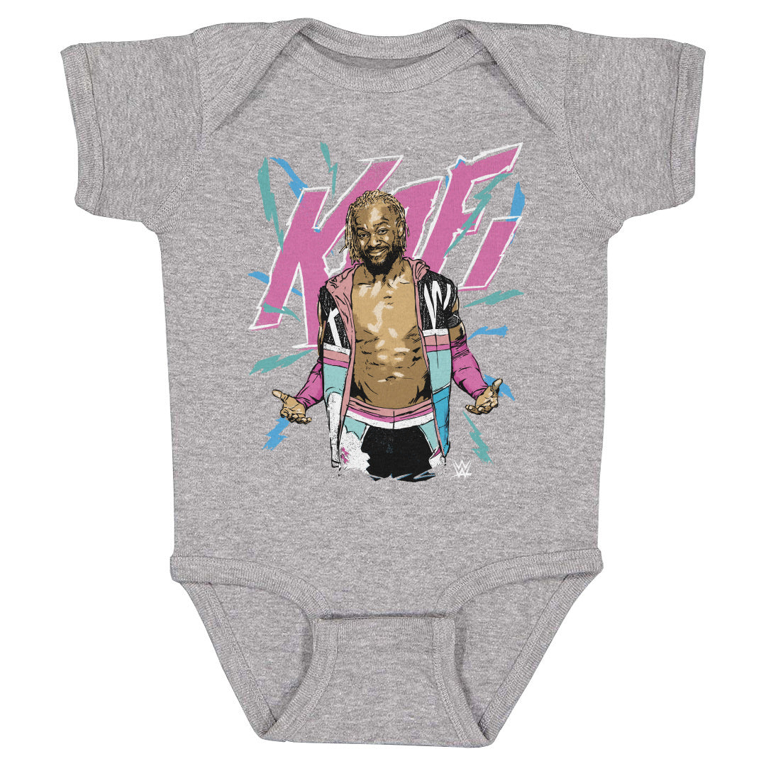 Kofi Kingston Kids Baby Onesie | 500 LEVEL
