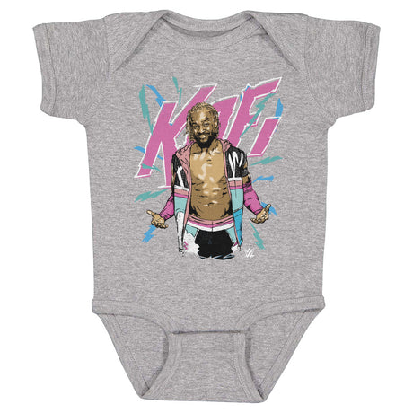 Kofi Kingston Kids Baby Onesie | 500 LEVEL