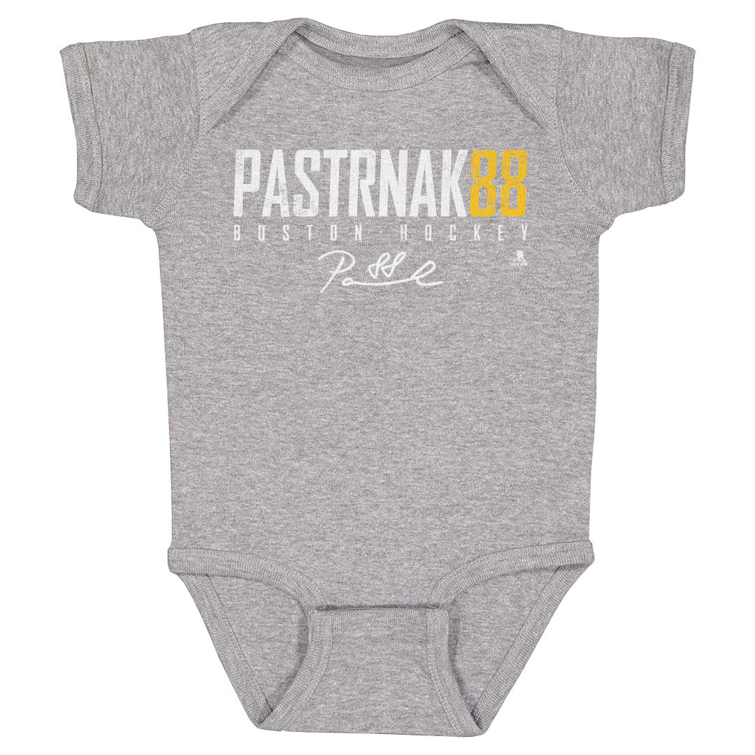 David Pastrnak Kids Baby Onesie | 500 LEVEL