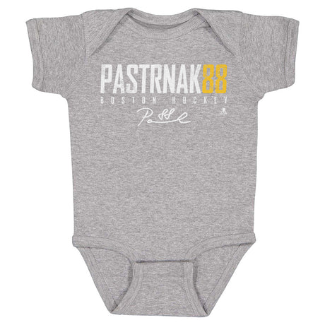 David Pastrnak Kids Baby Onesie | 500 LEVEL
