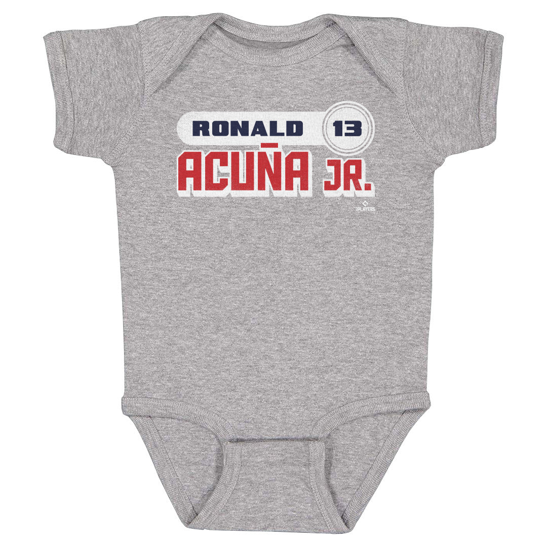Ronald Acuna Jr. Kids Baby Onesie | 500 LEVEL