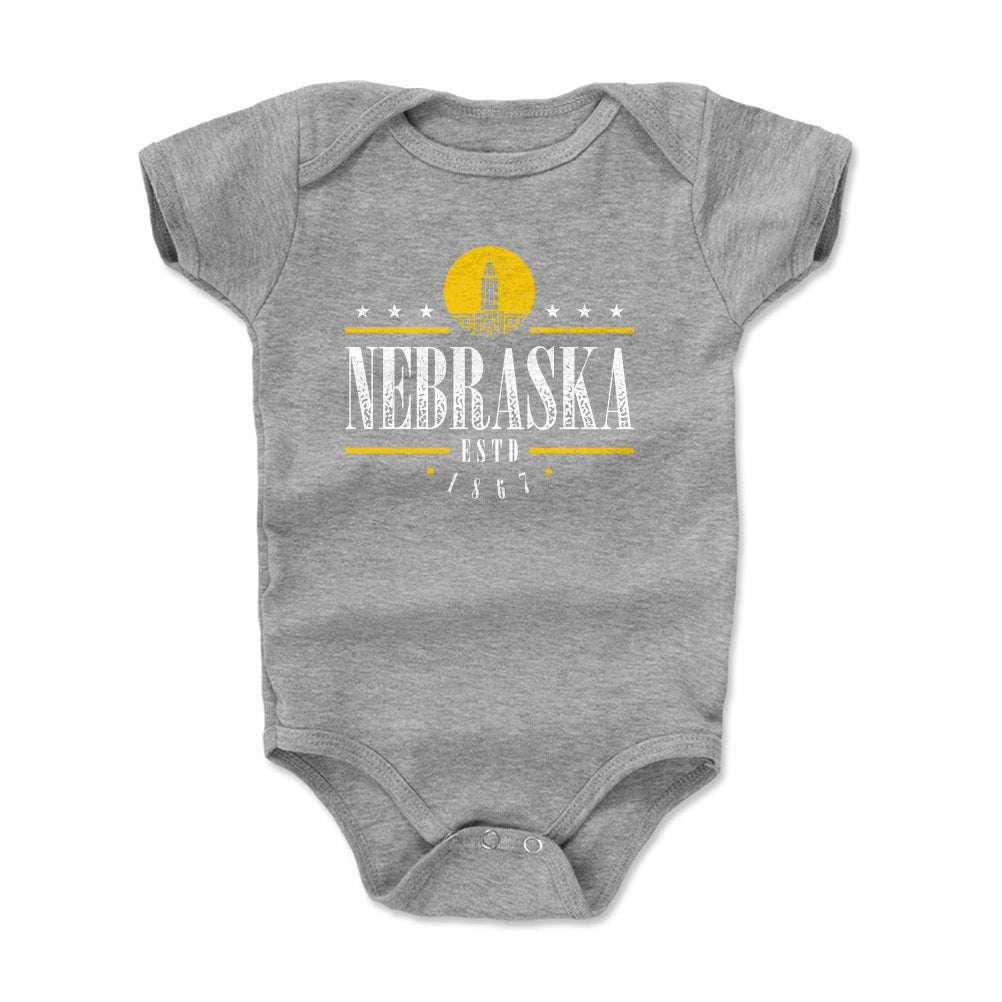 Nebraska Kids Baby Onesie | 500 LEVEL