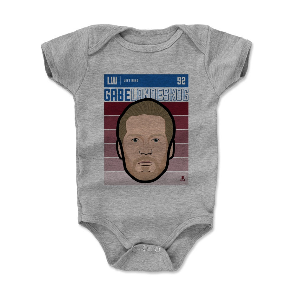 Gabriel Landeskog Kids Baby Onesie | 500 LEVEL