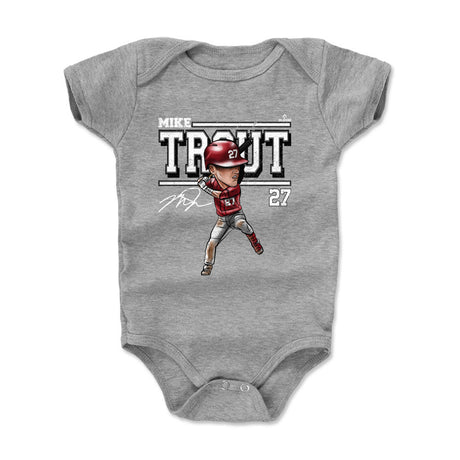 Mike Trout Kids Baby Onesie | 500 LEVEL