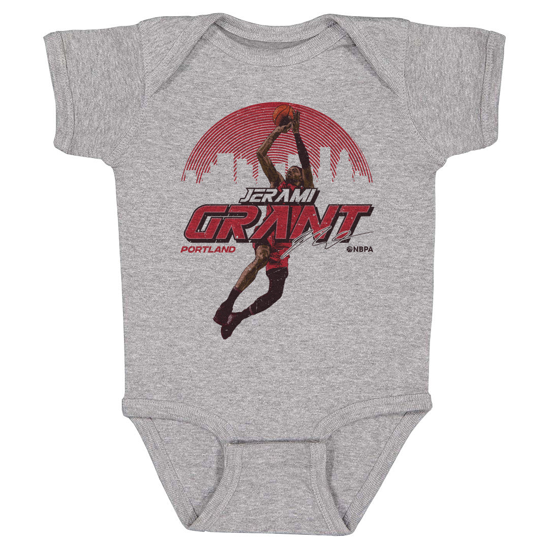 Jerami Grant Baby Clothes | Portland Basketball Kids Baby Onesie