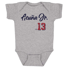 Ronald Acuna Jr. Kids Baby Onesie | 500 LEVEL