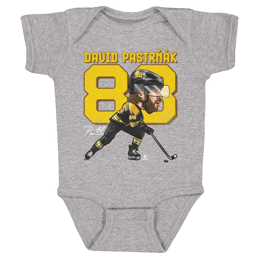 David Pastrnak Kids Baby Onesie | 500 LEVEL