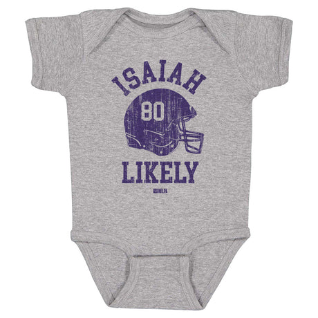 Isaiah Likely Kids Baby Onesie | 500 LEVEL