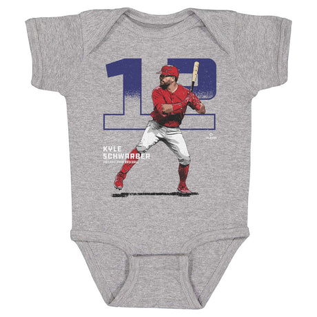Kyle Schwarber Kids Baby Onesie | 500 LEVEL