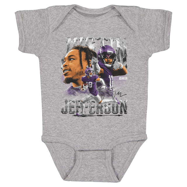 Justin Jefferson Kids Baby Onesie | 500 LEVEL