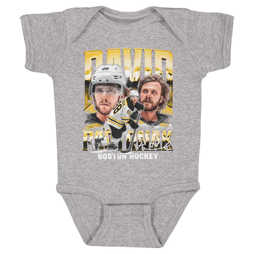 David Pastrnak Kids Baby Onesie | 500 LEVEL