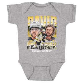 David Pastrnak Kids Baby Onesie | 500 LEVEL