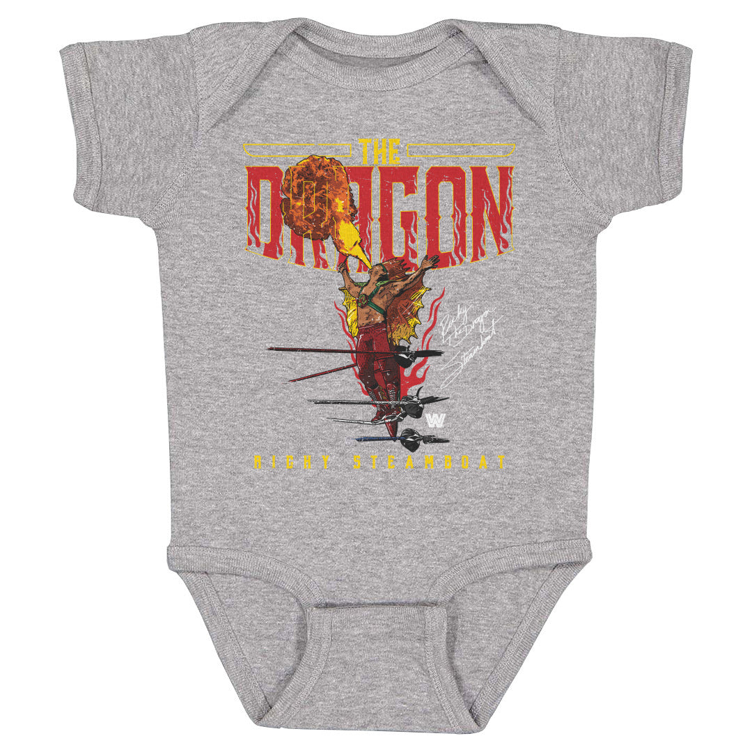 Ricky The Dragon Steamboat Kids Baby Onesie | 500 LEVEL