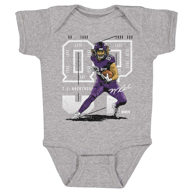 T.J. Hockenson Kids Baby Onesie | 500 LEVEL