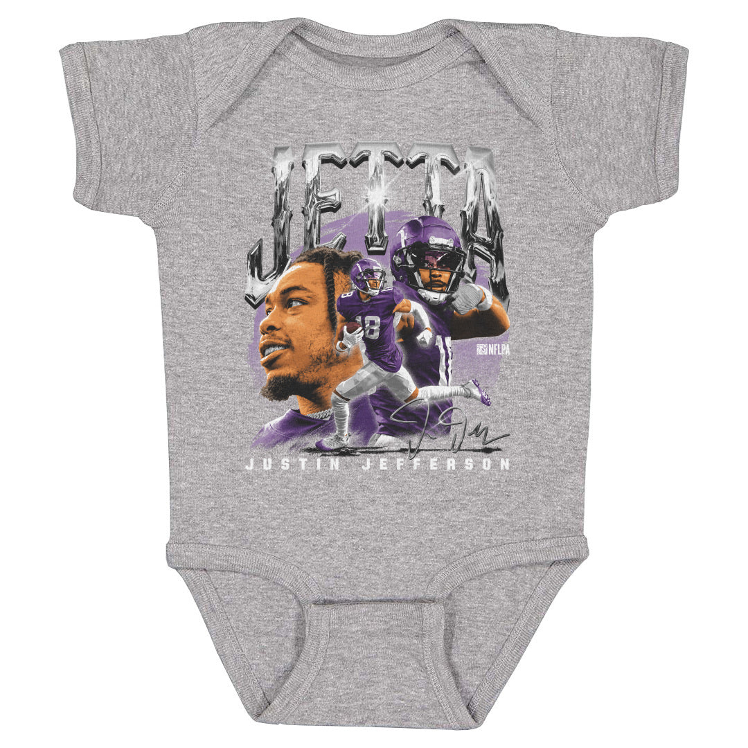 Justin Jefferson Kids Baby Onesie | 500 LEVEL