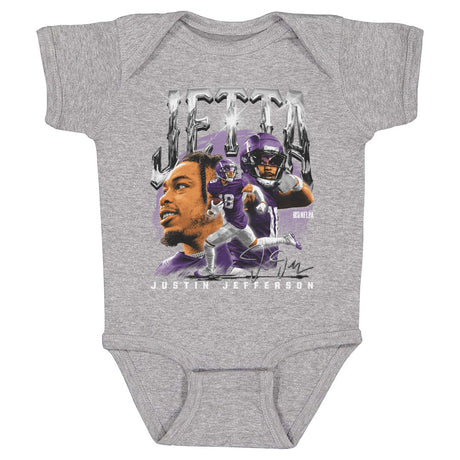Justin Jefferson Kids Baby Onesie | 500 LEVEL