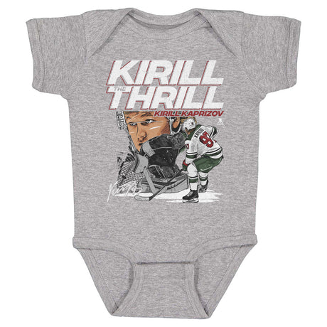 Kirill Kaprizov Kids Baby Onesie | 500 LEVEL