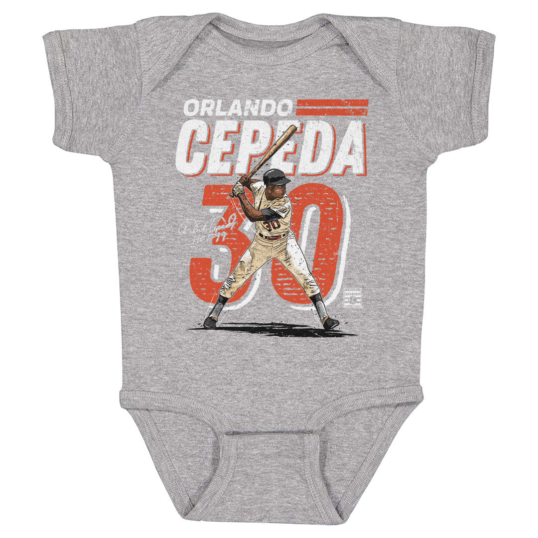 Orlando Cepeda Kids Baby Onesie | 500 LEVEL