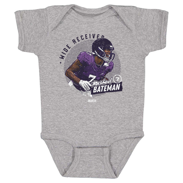 Rashod Bateman Kids Baby Onesie | 500 LEVEL