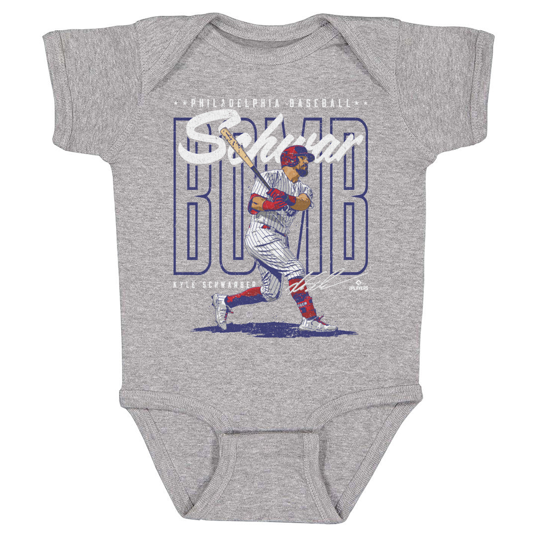 Kyle Schwarber Kids Baby Onesie | 500 LEVEL