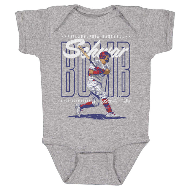 Kyle Schwarber Kids Baby Onesie | 500 LEVEL