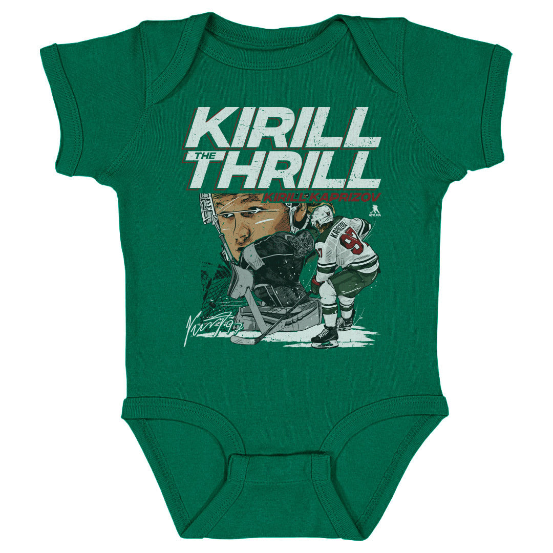 Kirill Kaprizov Kids Baby Onesie | 500 LEVEL
