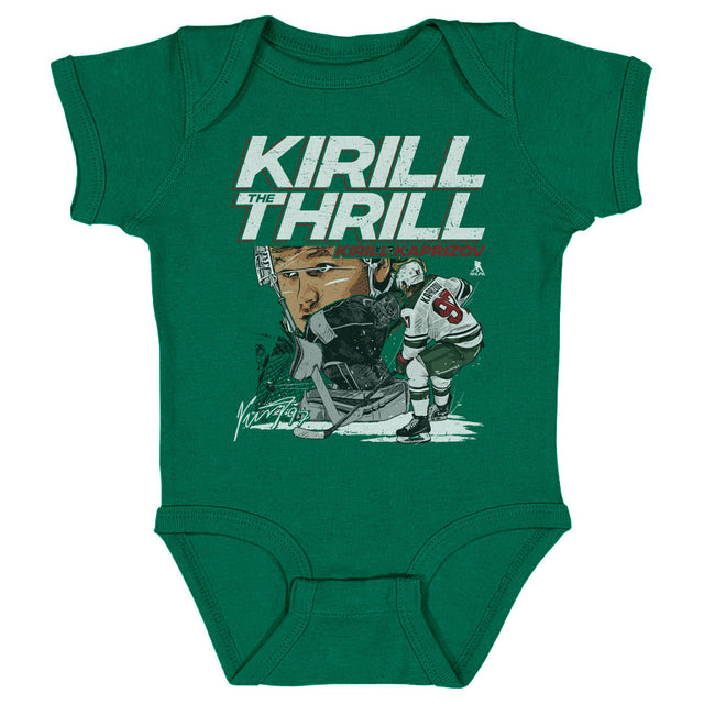 Kirill Kaprizov Kids Baby Onesie | 500 LEVEL