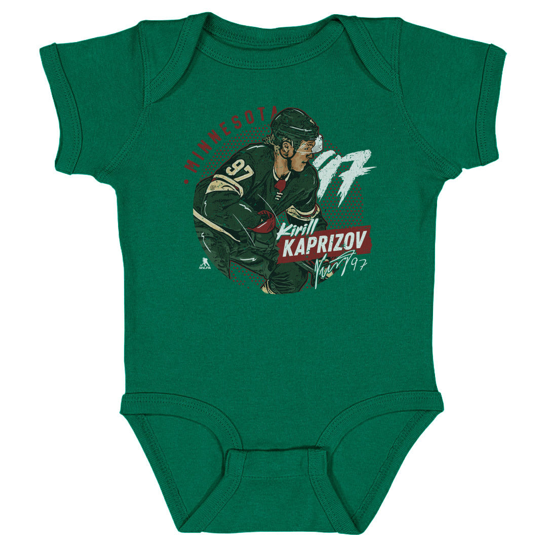 Kirill Kaprizov Kids Baby Onesie | 500 LEVEL