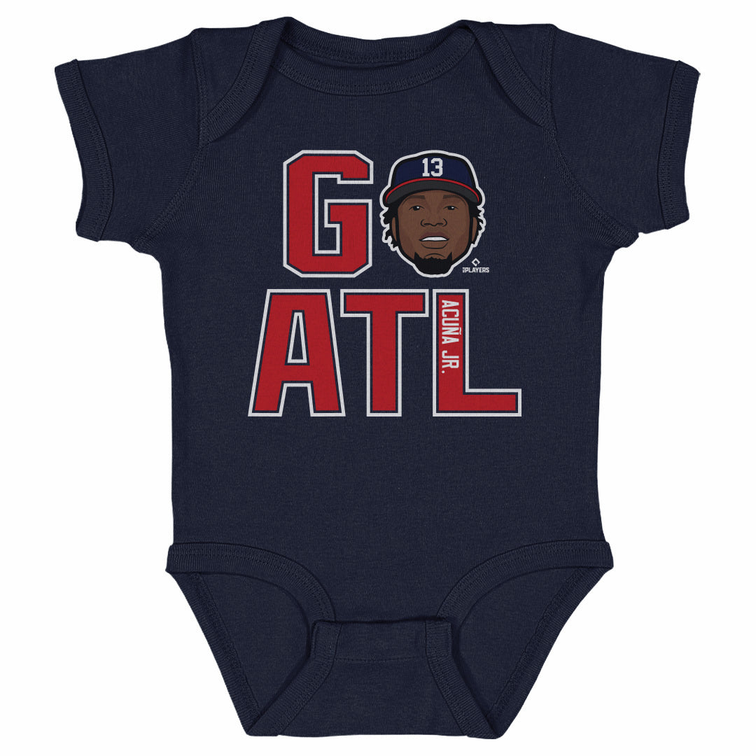 Ronald Acuna Jr. Kids Baby Onesie | 500 LEVEL