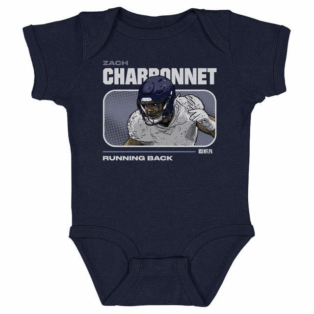 Zach Charbonnet Kids Baby Onesie | 500 LEVEL