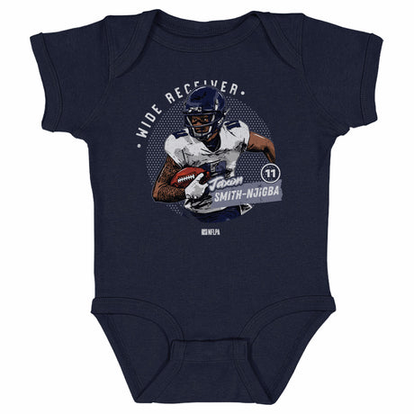 Jaxon Smith-Njigba Kids Baby Onesie | 500 LEVEL