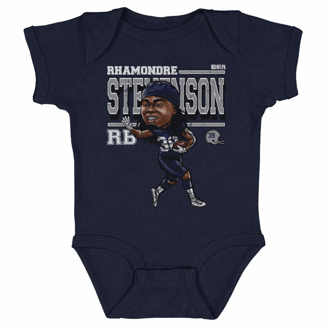 Rhamondre Stevenson Kids Baby Onesie | 500 LEVEL