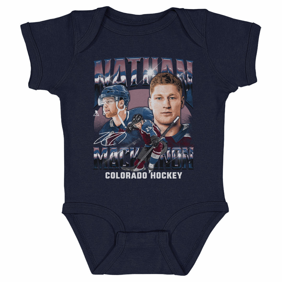 Nathan MacKinnon Kids Baby Onesie | 500 LEVEL